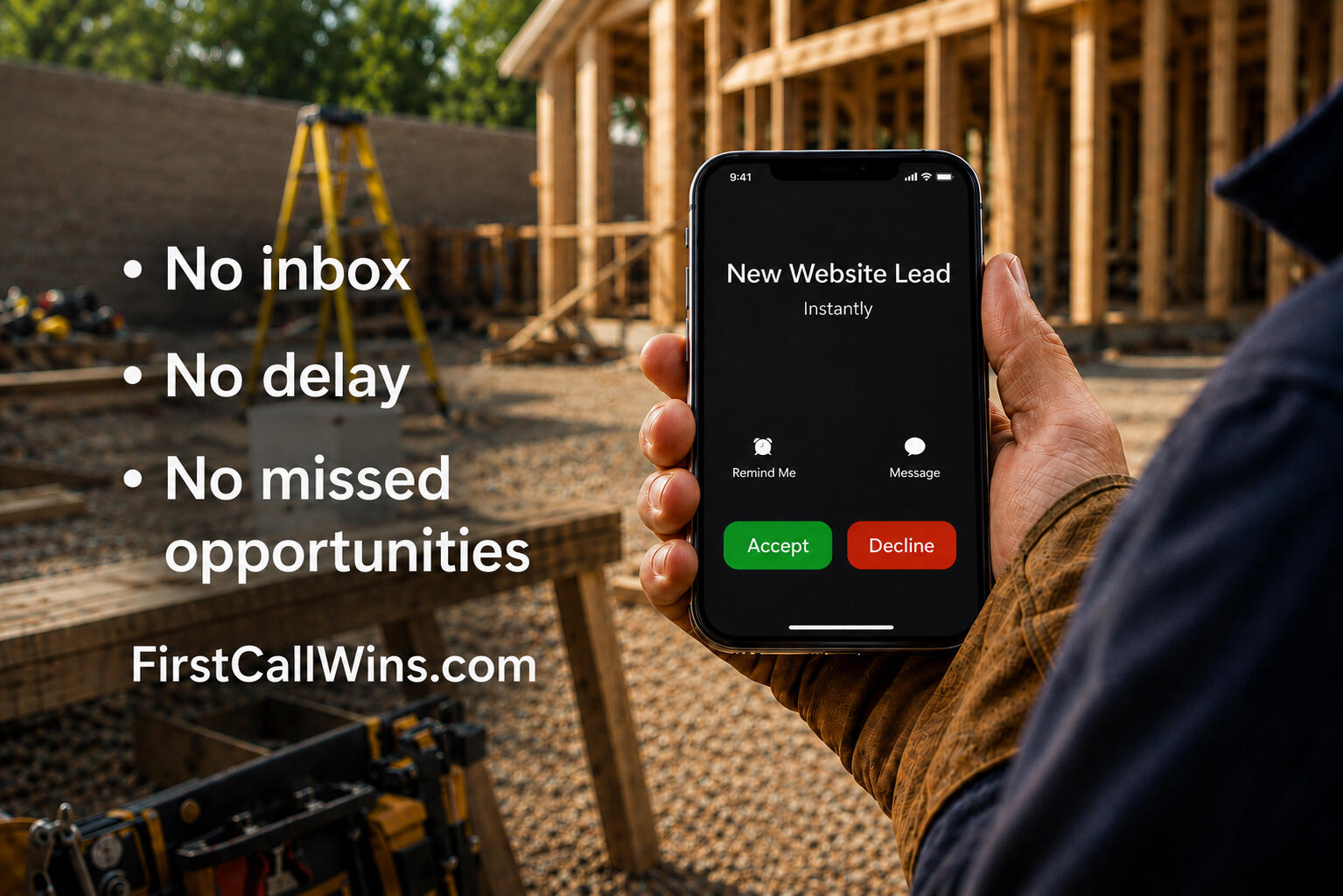 First Call Wins - Instant Lead Response